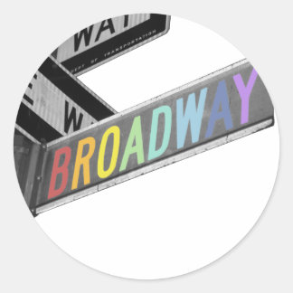 3,000+ Broadway Stickers and Broadway Sticker Designs | Zazzle