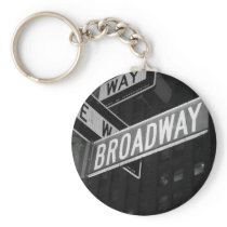 Broadway Street Sign keychains