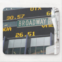 Broadway Ticker Mousepad by Nayeli21 Broadway Ticker Mousepad