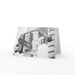Broadway Times Square Card