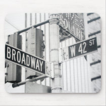 Broadway Times Square Mousepad by claudiala Broadway Times Square Mousepad