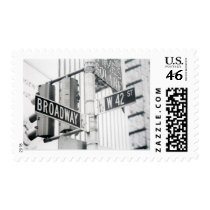 Broadway Times Square Stamp