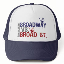 Broadway vs Broad St hats by worldsfair Broadway vs Broad St hats