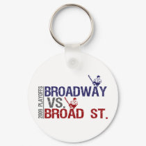 Broadway vs Broad St keychains by worldsfair Broadway vs Broad St keychains