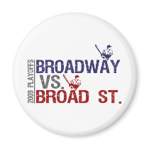 Broadway vs Broad St magnets by worldsfair Broadway vs Broad St magnets