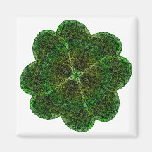 Brocade Shamrock Magnet