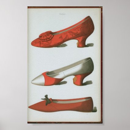 Brocade shoe posters