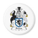 Brocas Family Crest magnets