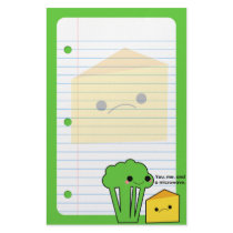 Broccoli and Cheese Date stationery