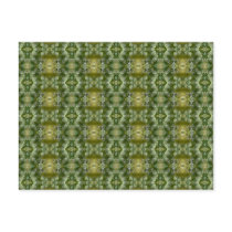 Broccoli Buds Abstract Green Pattern Postcards