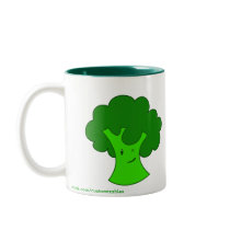 Broccoli Bunch mugs by Customizables Broccoli Bunch mugs