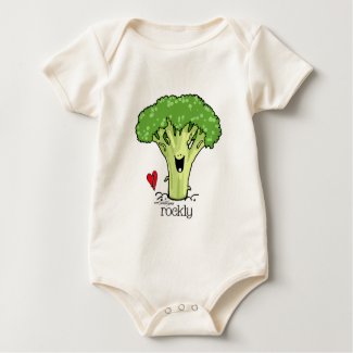 Broccoli Cartoon - Veggie Onesie shirt
