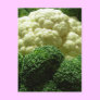 Broccoli & cauliflower post card