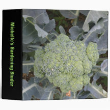 Broccoli Custom Gardening Binder