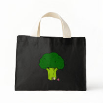Broccoli House & the Pink Bunny doodle art Bag bags