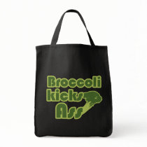 Broccoli Kick Ass Funny Vegan bags by BoogieMonst Broccoli Kick Ass Funny Vegan bags