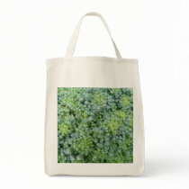 Broccoli Macro Organic Grocery Tote Bag