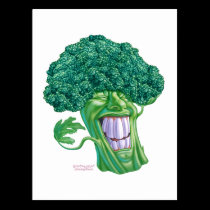 broccoli postcards