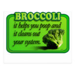 broccoli postcards