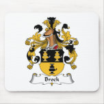 Brock Family Crest Mouse Pads
