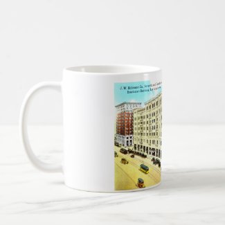 Brockman Building, Los Angeles 1916 Vintage mug
