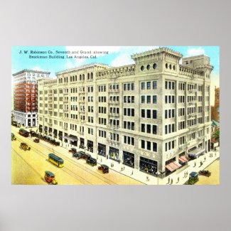 Brockman Building, Los Angeles 1916 Vintage print