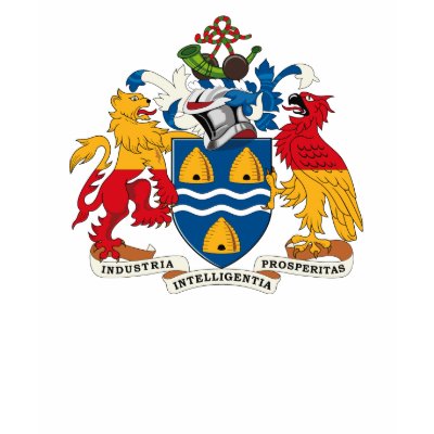 Brockville Coat of Arms T-shirt by FlagTshirts