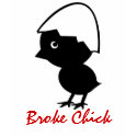 BROKE CHICK T SHIRT by alittleblack BROKE CHICK T SHIRT