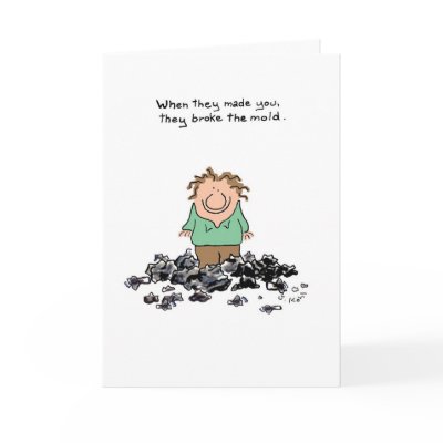 Broke The Mold Cards by joekohl