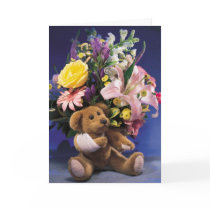 Broken Arm Teddy Bear Card