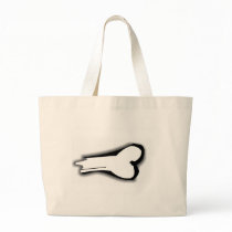 Broken Bone Tote Bags