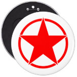 Broken Circle Star 3 Pinback Button