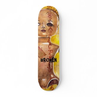 Broken Doll Skate Board skateboard
