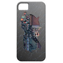 Broken Electronics iPhone 5 Cover
