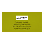 Broken Family Card Photo Card Template