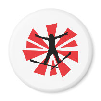 broken glas ski jump magnets by Tomaniac broken glas ski jump magnets