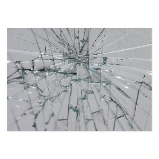 Broken Glass Background Business Card Templates