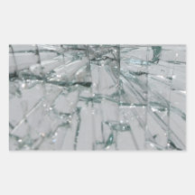 Broken Glass Background Stickers