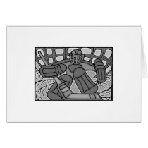 Broken Glass Hockey Goalie cards