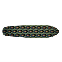 Broken Gold Eyes Skate Board Deck