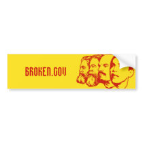 BROKEN.GOV bumper sticker