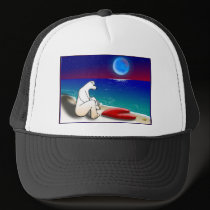 Broken heart and Polar bear Valentine hats