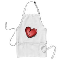 broken heart apron