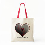 Broken Heart Canvas Bag