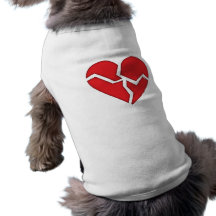 broken heart broken heart pet tshirt