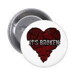 Broken Heart Buttons