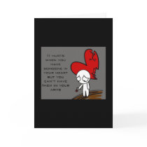 Broken Heart Greeting Card