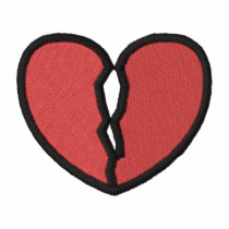 Broken Heart embroidered shirts