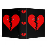 Broken Heart Face Binder