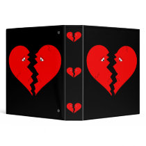 Broken Heart Face binders